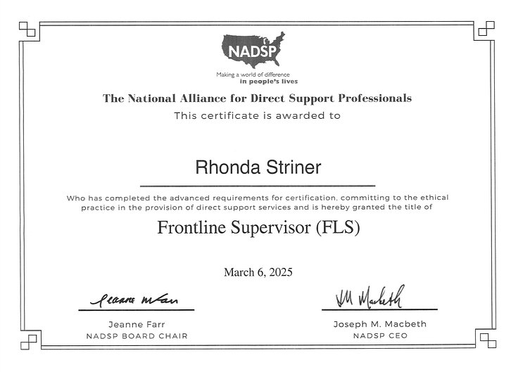 Rhonda FLS cer